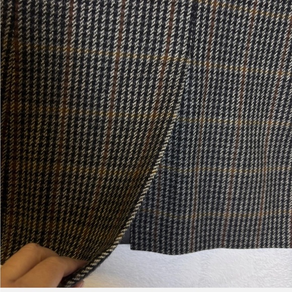 VTG Wool Blazer Houndstooth Men’s 40R Sport Jacket Fits Women M/L Ivy League - Picture 11 of 11